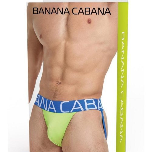 Banana Cabana Jock - Green - Medium/Small