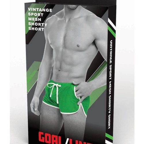 goal line side split mesh booty shorts small medium green 4ac8cb0f 7175 4b1f 85f6 61bbc8325b01