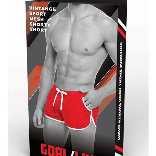 goal line side split mesh booty shorts small medium red 9c155555 1f5b 4acb 8b62 1b138dee5a20