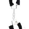 In A Bag Furry Handcuffs - Black