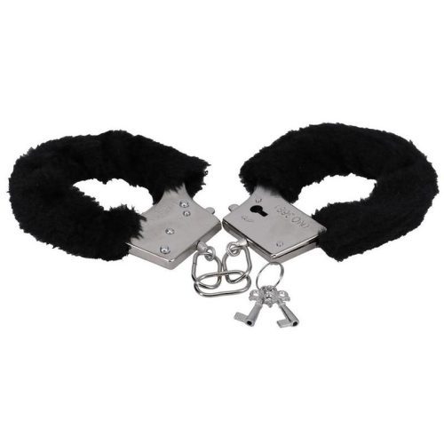 in a bag furry handcuffs black 65cf1f13 4bea 48b7 8105 ff8b240040e8