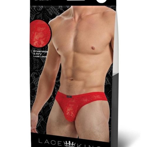 lace king lace bikini s m red