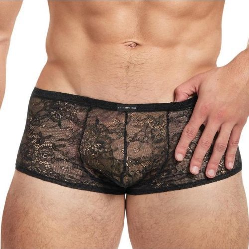 Lace King Lace Trunks - Black - Medium/Small