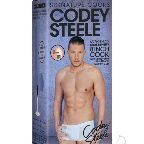 signature cocks ultraskyn codey steele dildo with removable suction cup 8in vanilla b7a4e911 1efe 436f ad32 5fa9f6cf1607