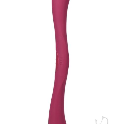 Tryst Duet Rechargeable Silicone Double End Vibrator with Remote Control - Pink